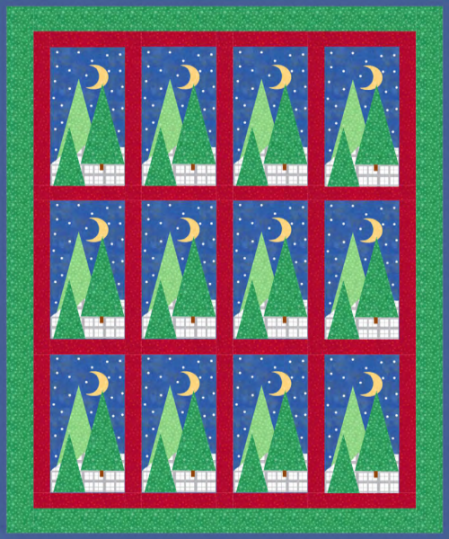 Winter Wonderland Quilt Digital Pattern